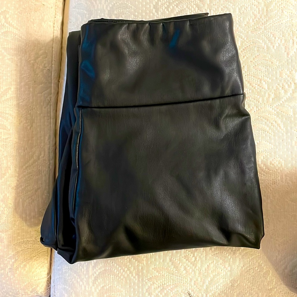 Brand new womens black fake leather leggings